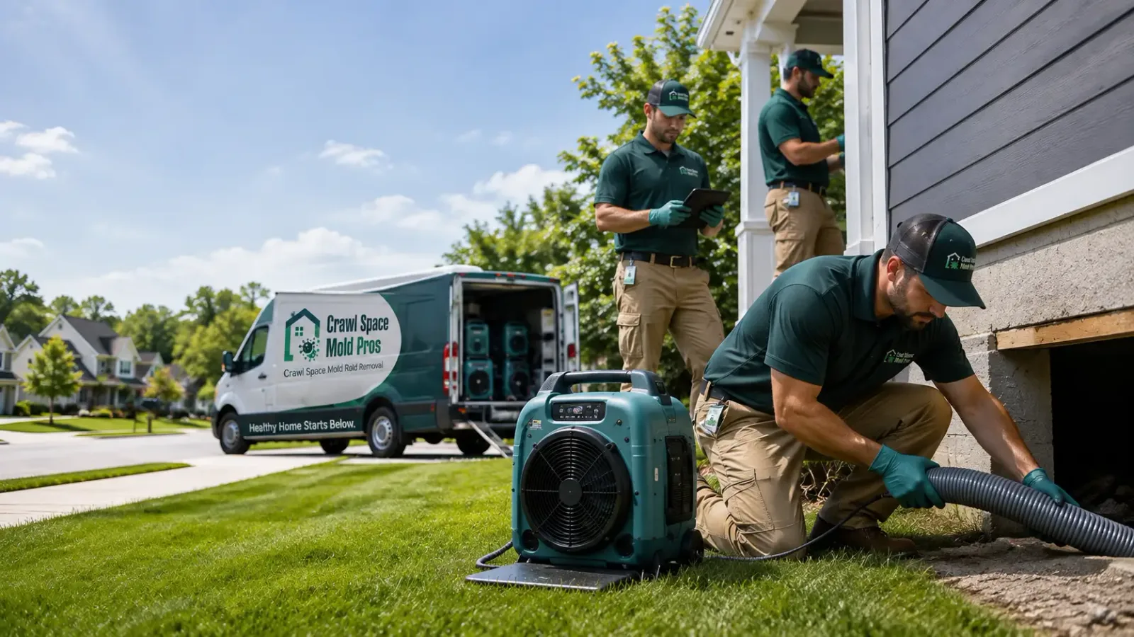 Crawl Space Mold Removal in Morristown, IN
